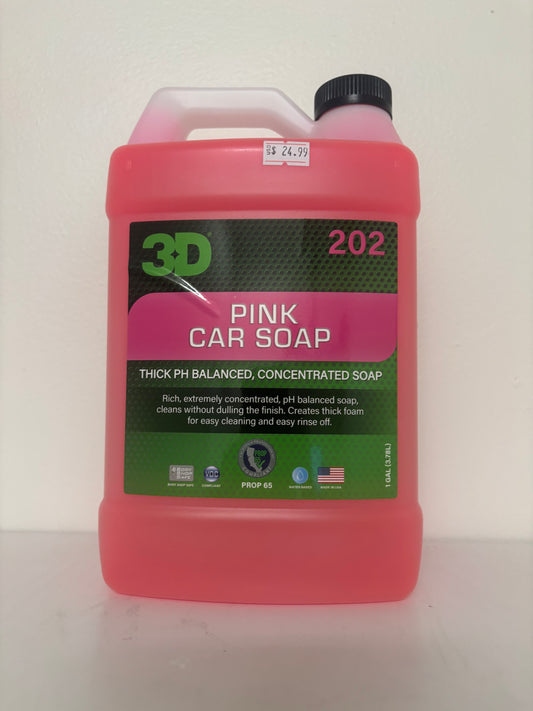 3D Pink Car Soap