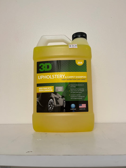 3D Upholstery & Carpet Shampoo